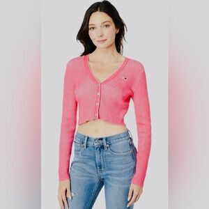 NWOT Tommy Hilfiger Crop Cardigan